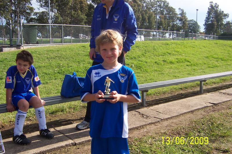 Darcy Pullen Player of the week 13/06/09