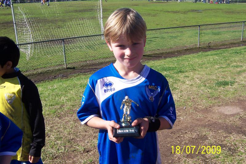 Darcy Pullen Player of the week 18/07/09